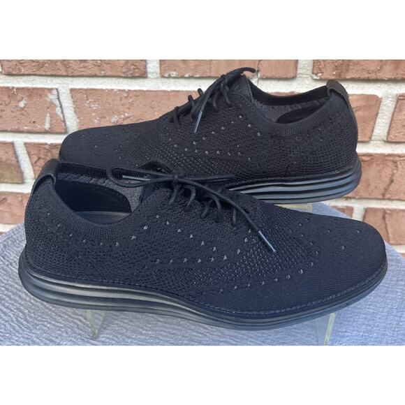 Men\'s Cole Haan Wingtip Original Black Fabric Dress/Business Shoes Size 9.5M main image 7